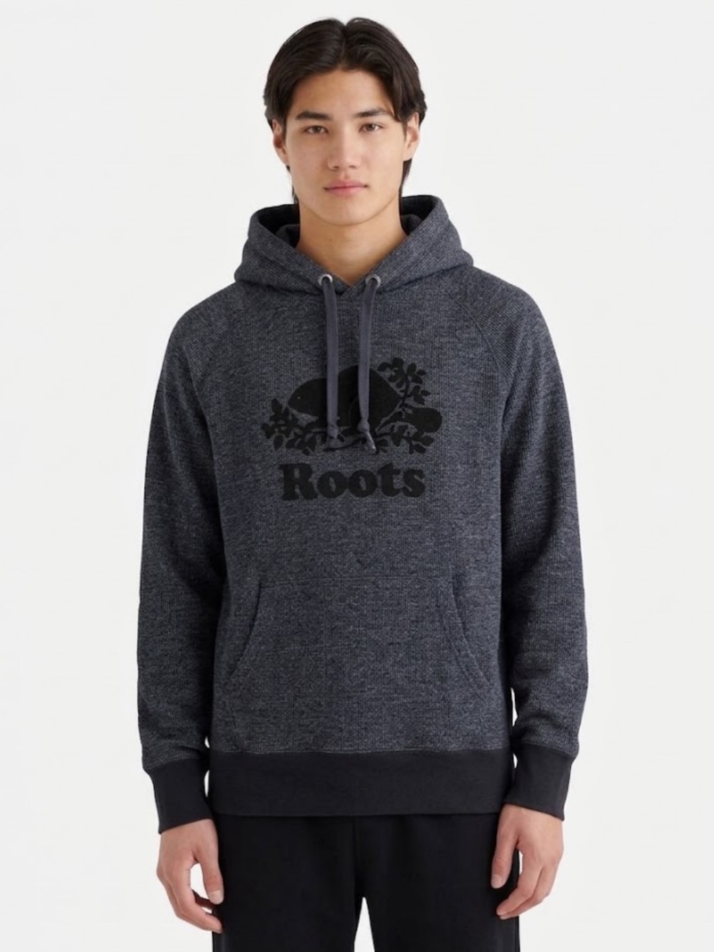 Roots Grey Heathered Hoodie